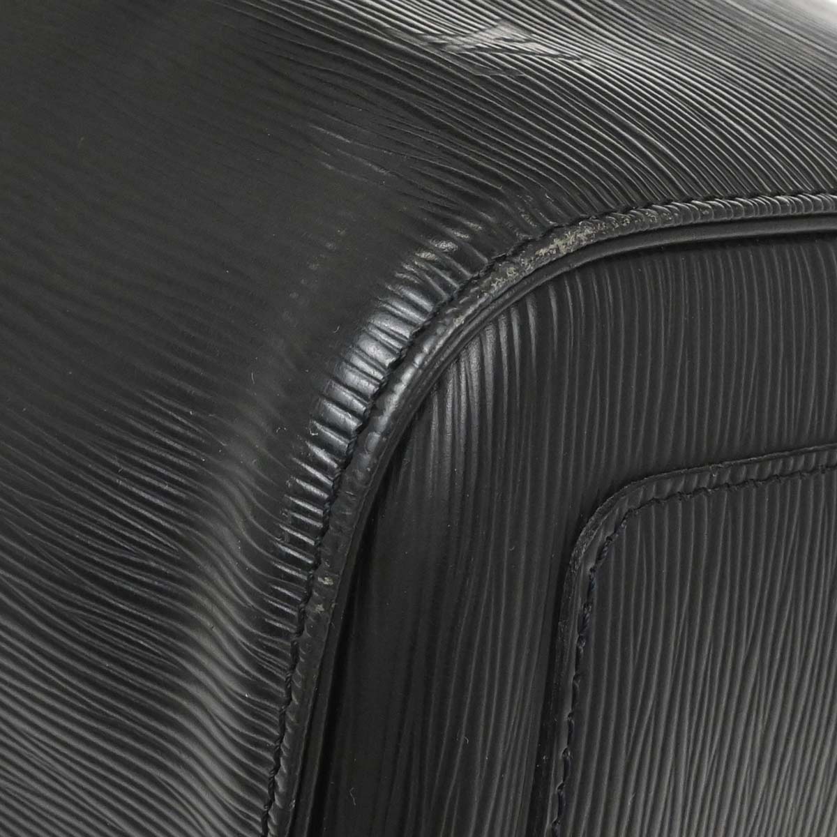 Louis Vuitton 1997 Black Epi Keepall 50 Travel Handbag M42962