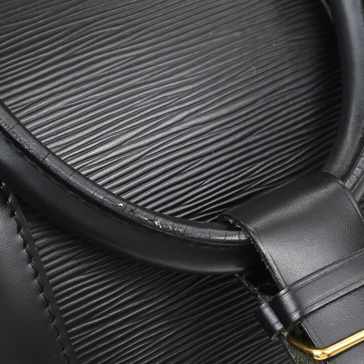 Louis Vuitton 1997 Black Epi Keepall 50 Travel Handbag M42962