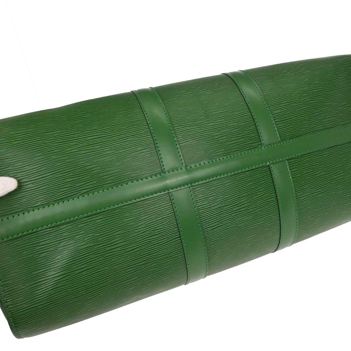 Louis Vuitton Green Epi Keepall 45 Travel Handbag M42974