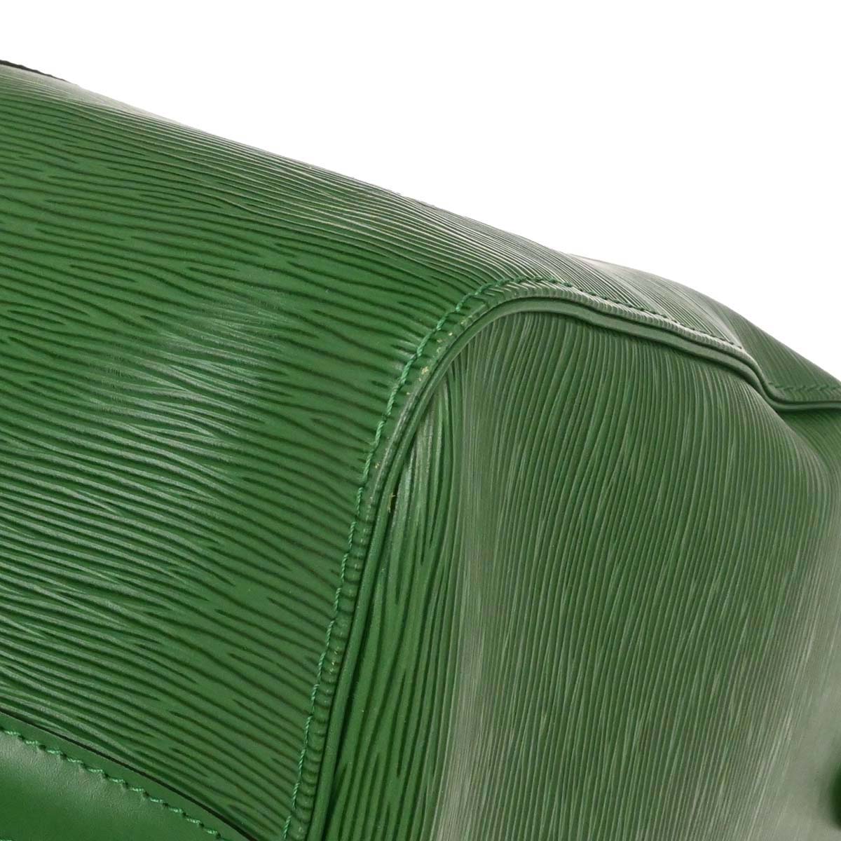 Louis Vuitton Green Epi Keepall 45 Travel Handbag M42974