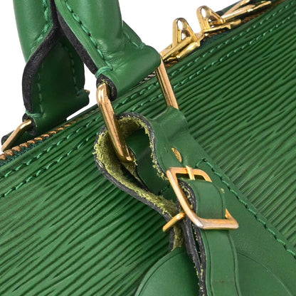 Louis Vuitton Green Epi Keepall 45 Travel Handbag M42974