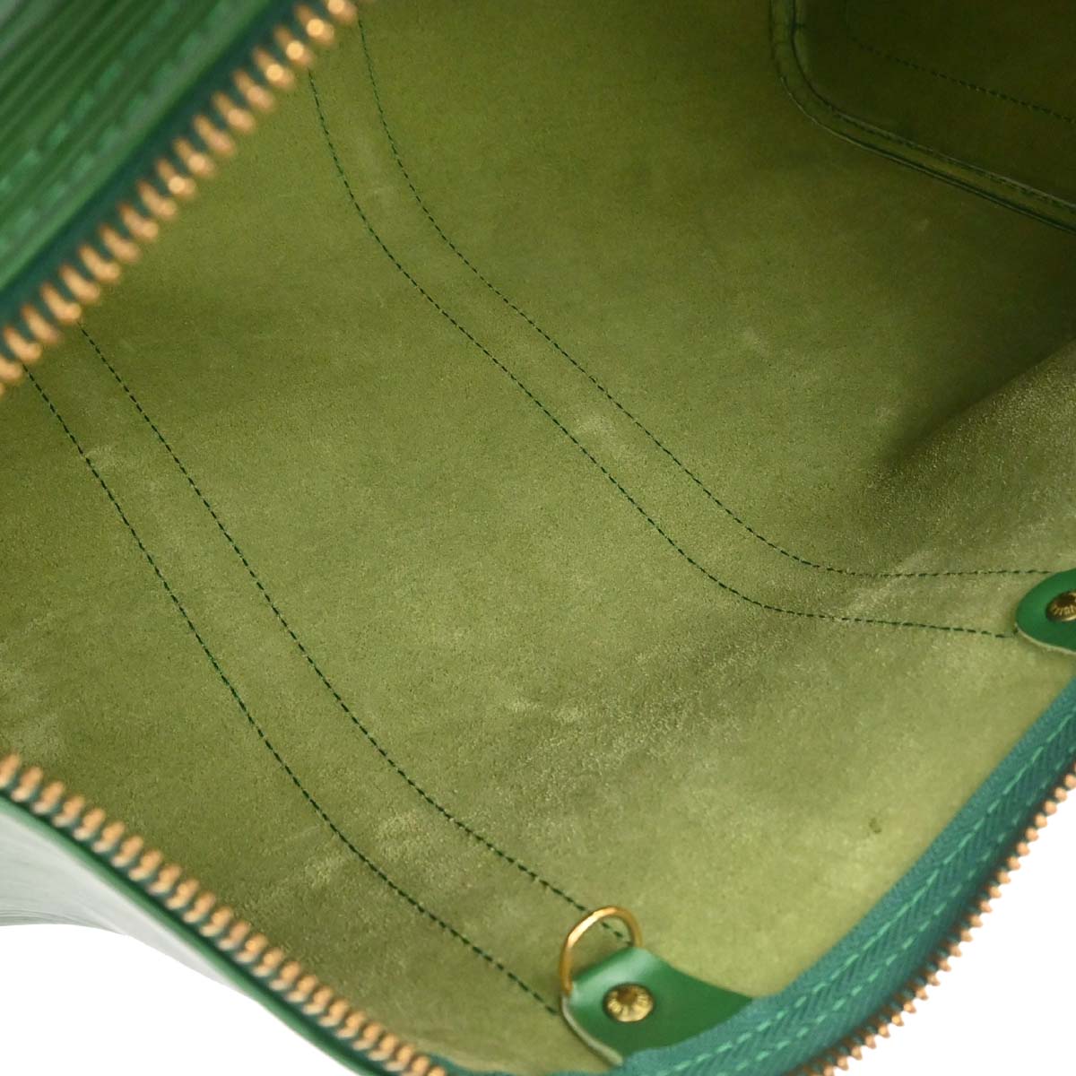 Louis Vuitton Green Epi Keepall 45 Travel Handbag M42974