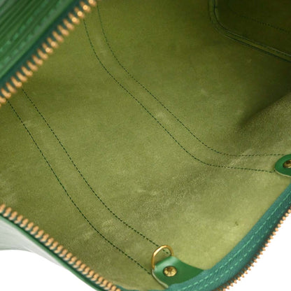 Louis Vuitton Green Epi Keepall 45 Travel Handbag M42974