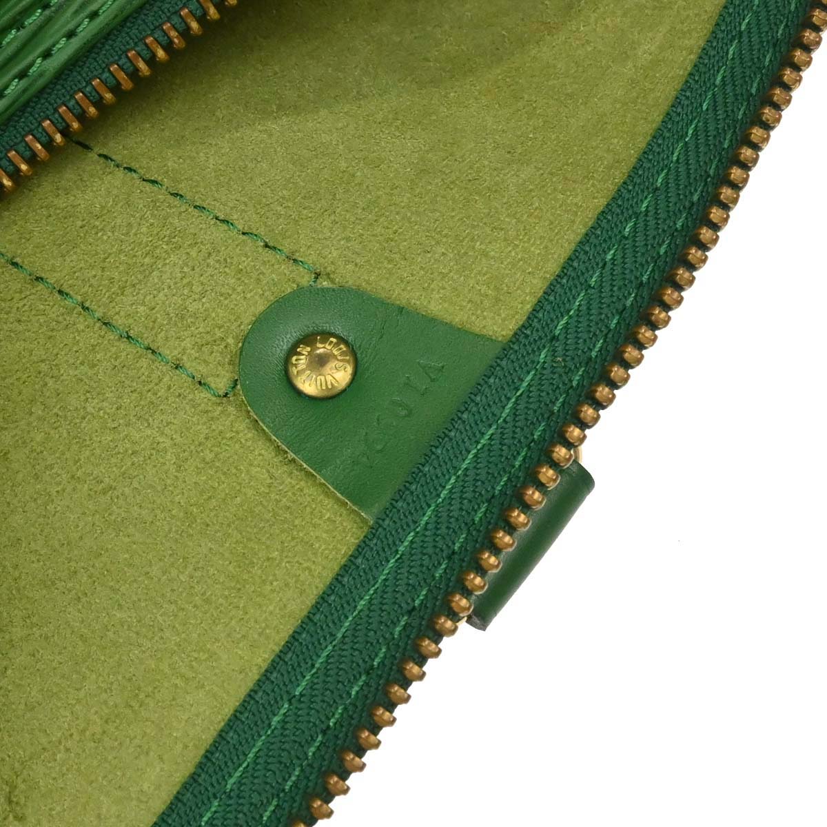 Louis Vuitton Green Epi Keepall 45 Travel Handbag M42974