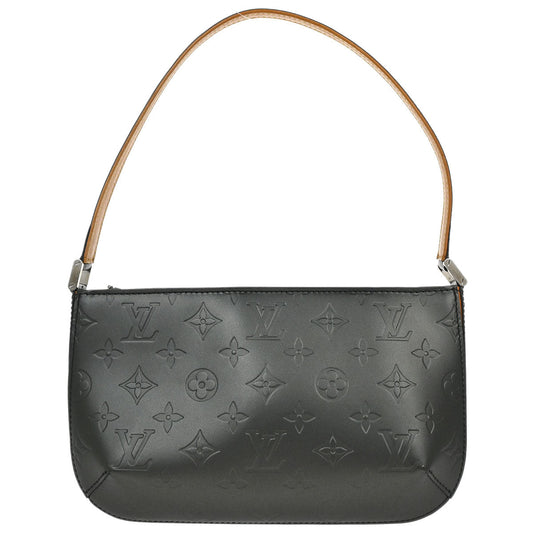 Louis Vuitton Black Monogram Mat Fowler Handbag M55142