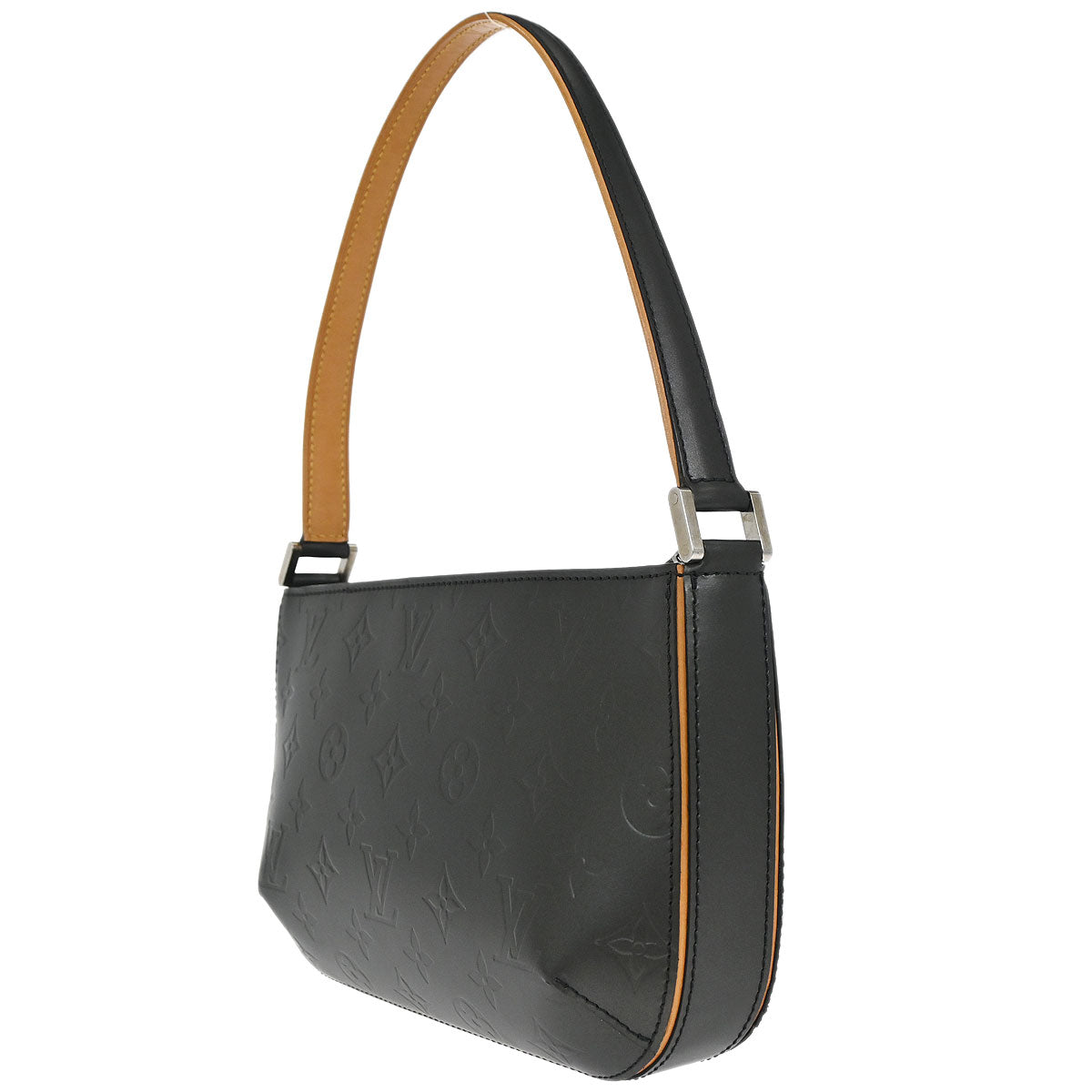 Louis Vuitton Black Monogram Mat Fowler Handbag M55142