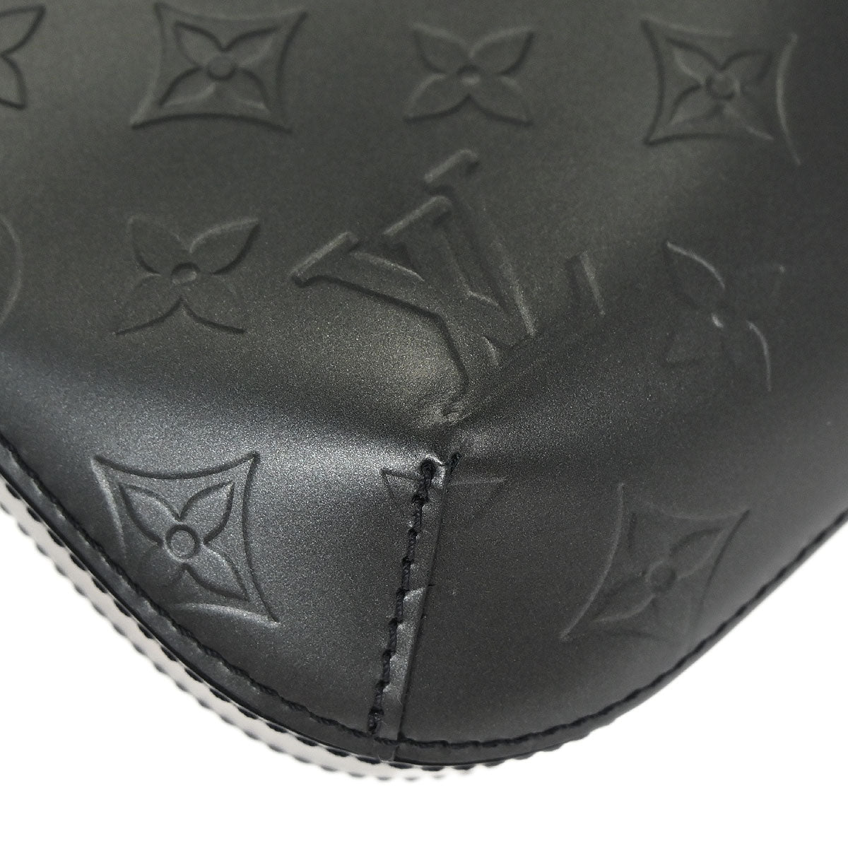 Louis Vuitton Black Monogram Mat Fowler Handbag M55142