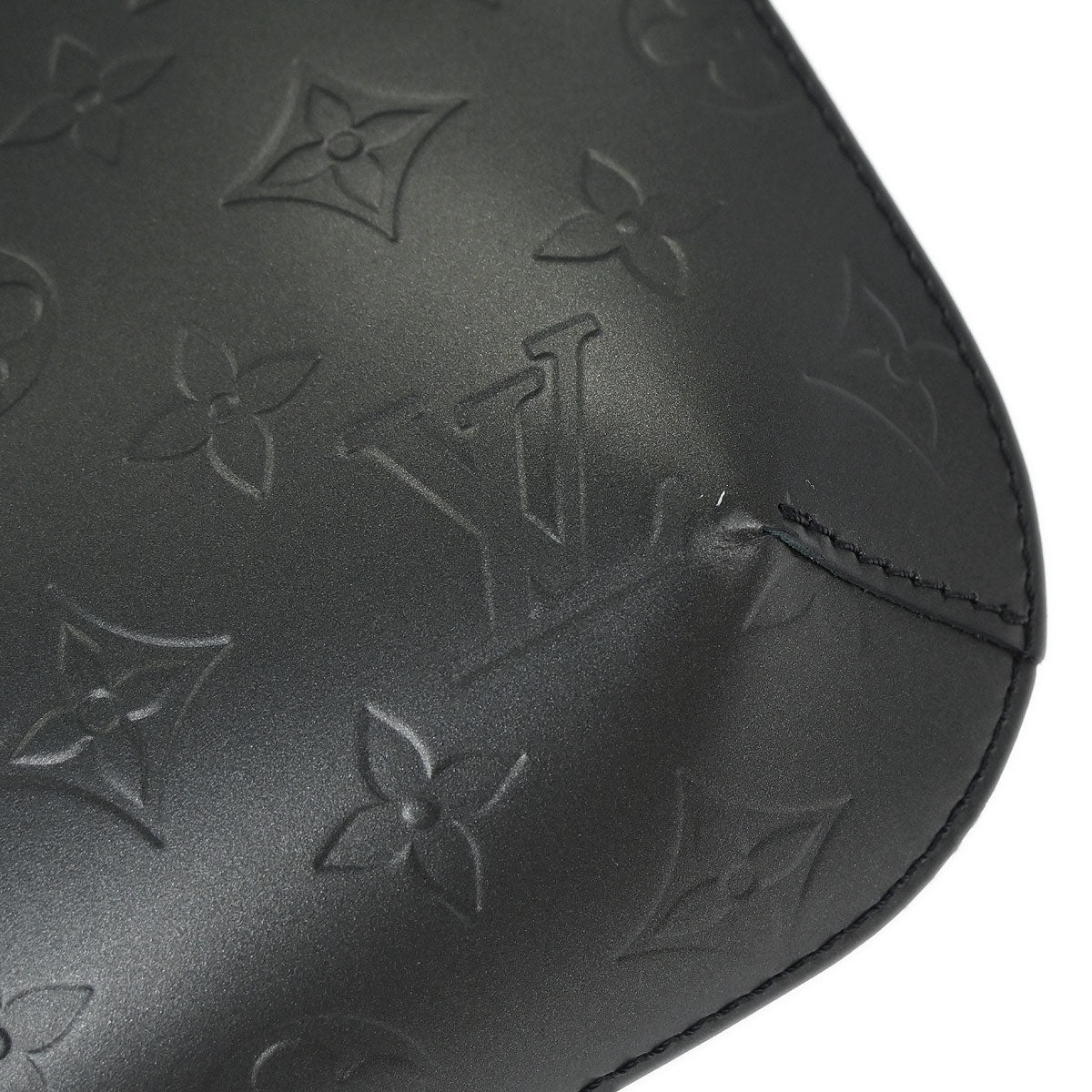 Louis Vuitton Black Monogram Mat Fowler Handbag M55142