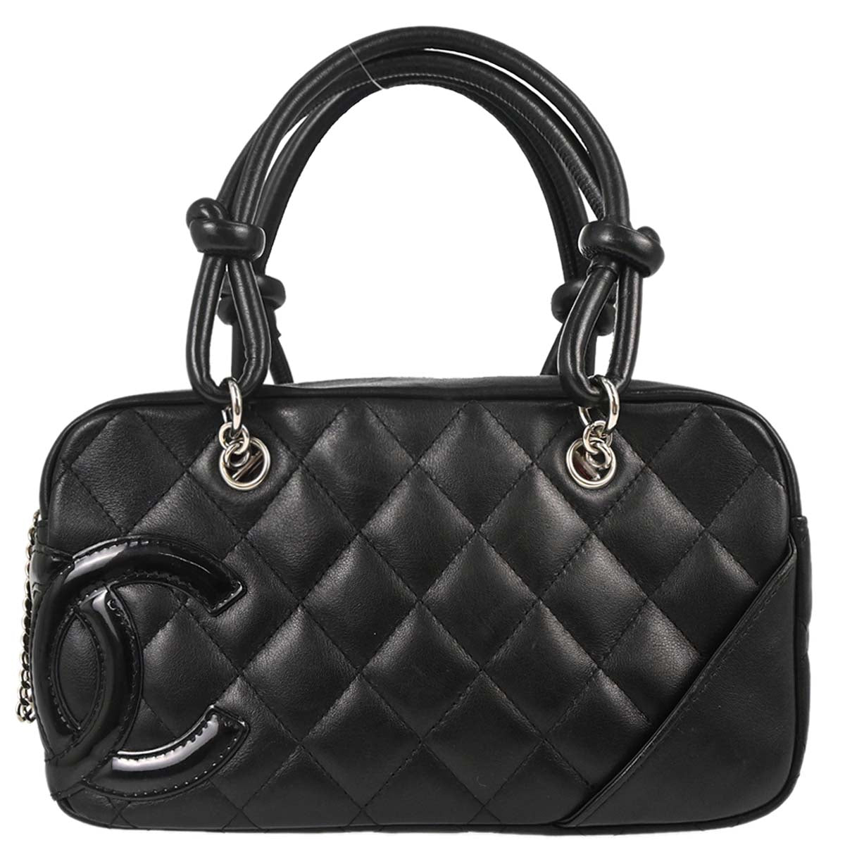 Chanel Black Calfskin Cambon Ligne Handbag