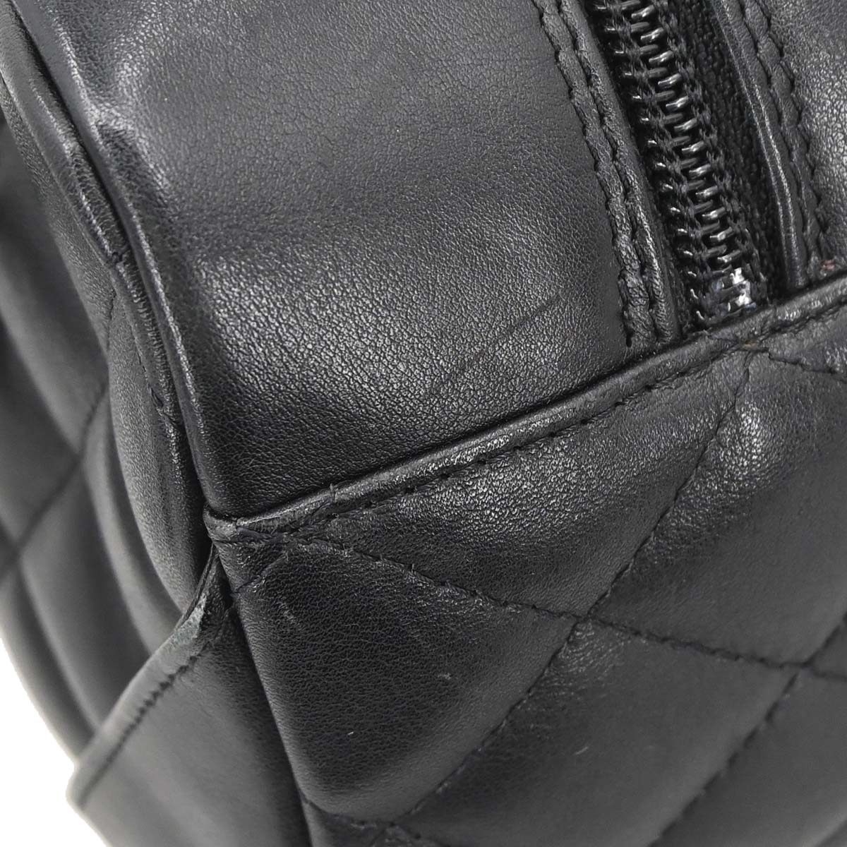 Chanel Black Calfskin Cambon Ligne Handbag