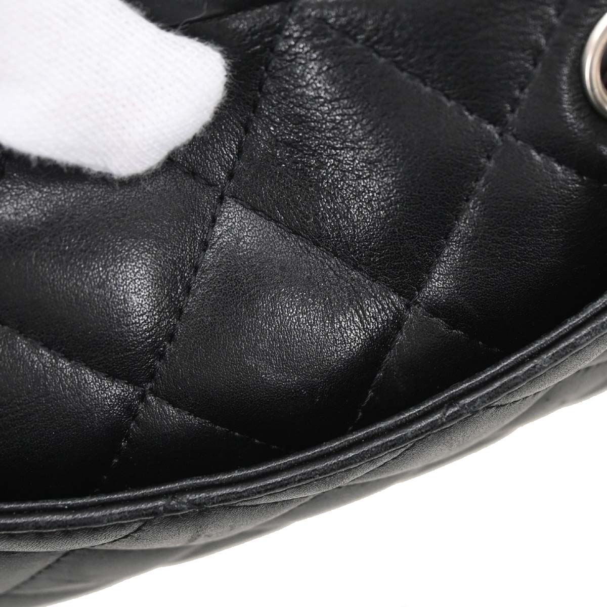 Chanel Black Calfskin Cambon Ligne Handbag