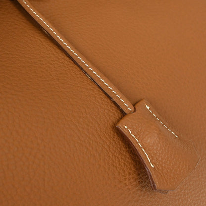 Hermes Gold Taurillon Clemence Birkin 40 Handbag