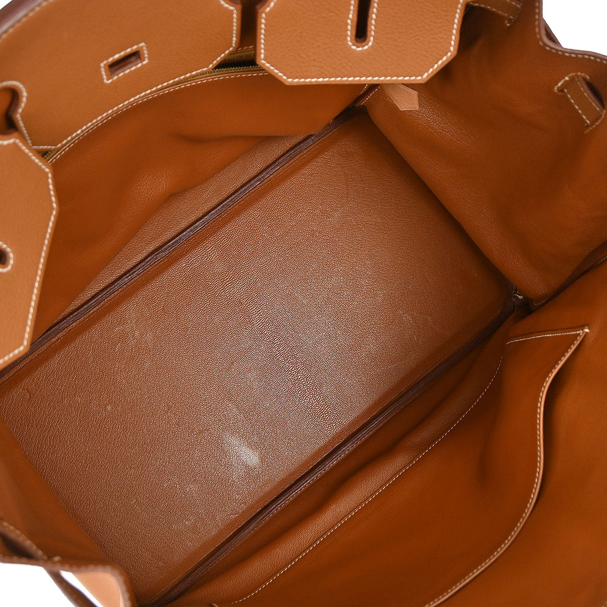 Hermes Gold Taurillon Clemence Birkin 40 Handbag