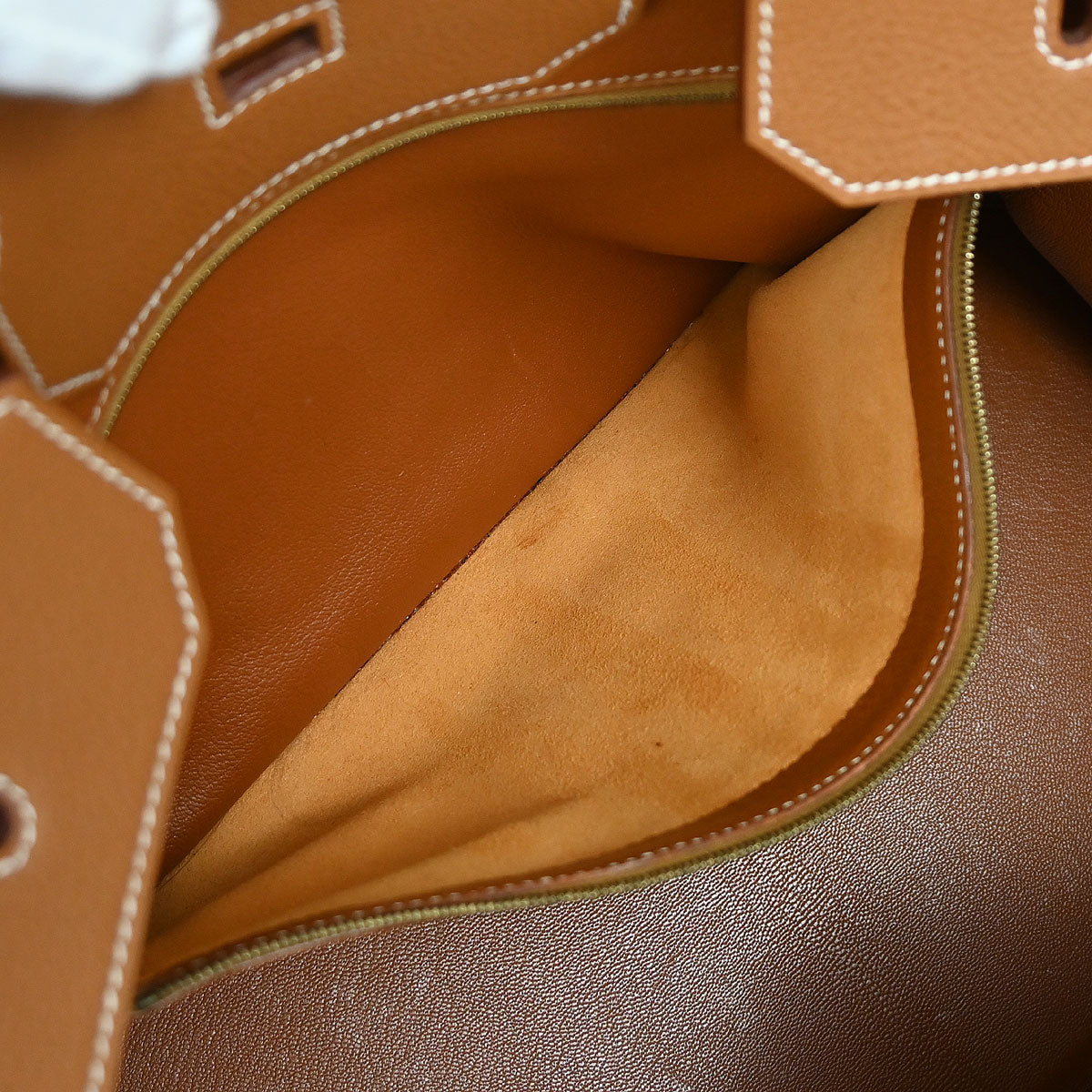 Hermes Gold Taurillon Clemence Birkin 40 Handbag