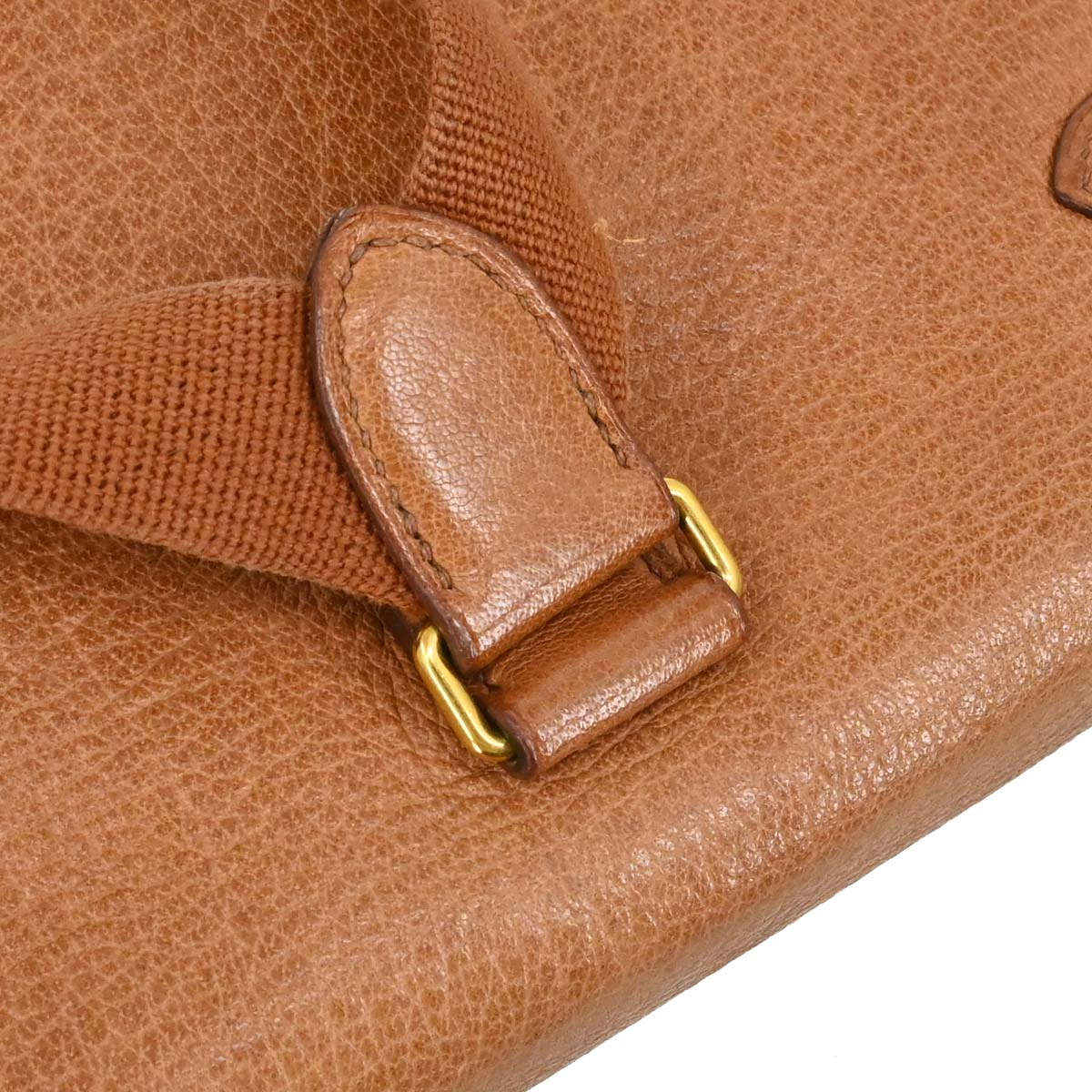 Hermes Brown Buffle Skipper Kelly A Dos GM Backpack