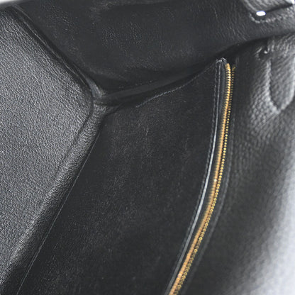 Hermes Black Togo Kelly 28 Retourne 2way Shoulder Handbag