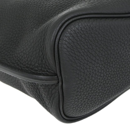 Hermes Black Togo So Kelly 22 Shoulder Bag