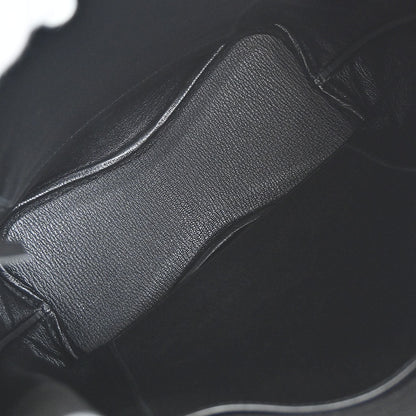 Hermes Black Togo So Kelly 22 Shoulder Bag