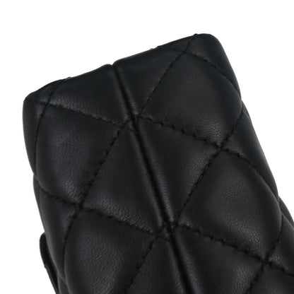 Chanel 2014-2015 Lambskin East West Single Flap Bag