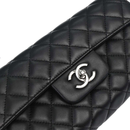Chanel 2014-2015 Lambskin East West Single Flap Bag