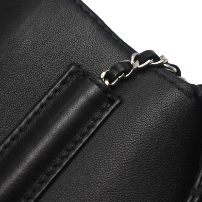 Chanel 2014-2015 Lambskin East West Single Flap Bag