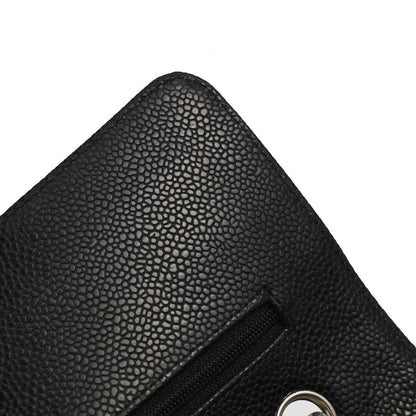 Chanel 2010-2011 Black Caviar Medium Classic Double Flap Shoulder Bag