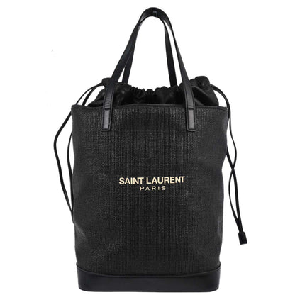 Saint Laurent 2018 Raffia Teddy Bag