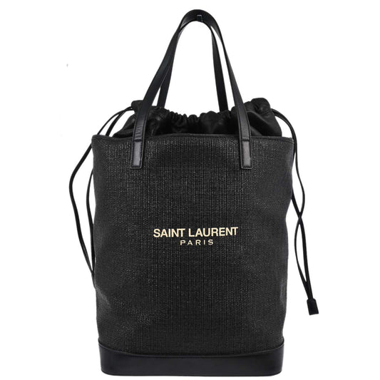 Saint Laurent 2018 Raffia Teddy Bag