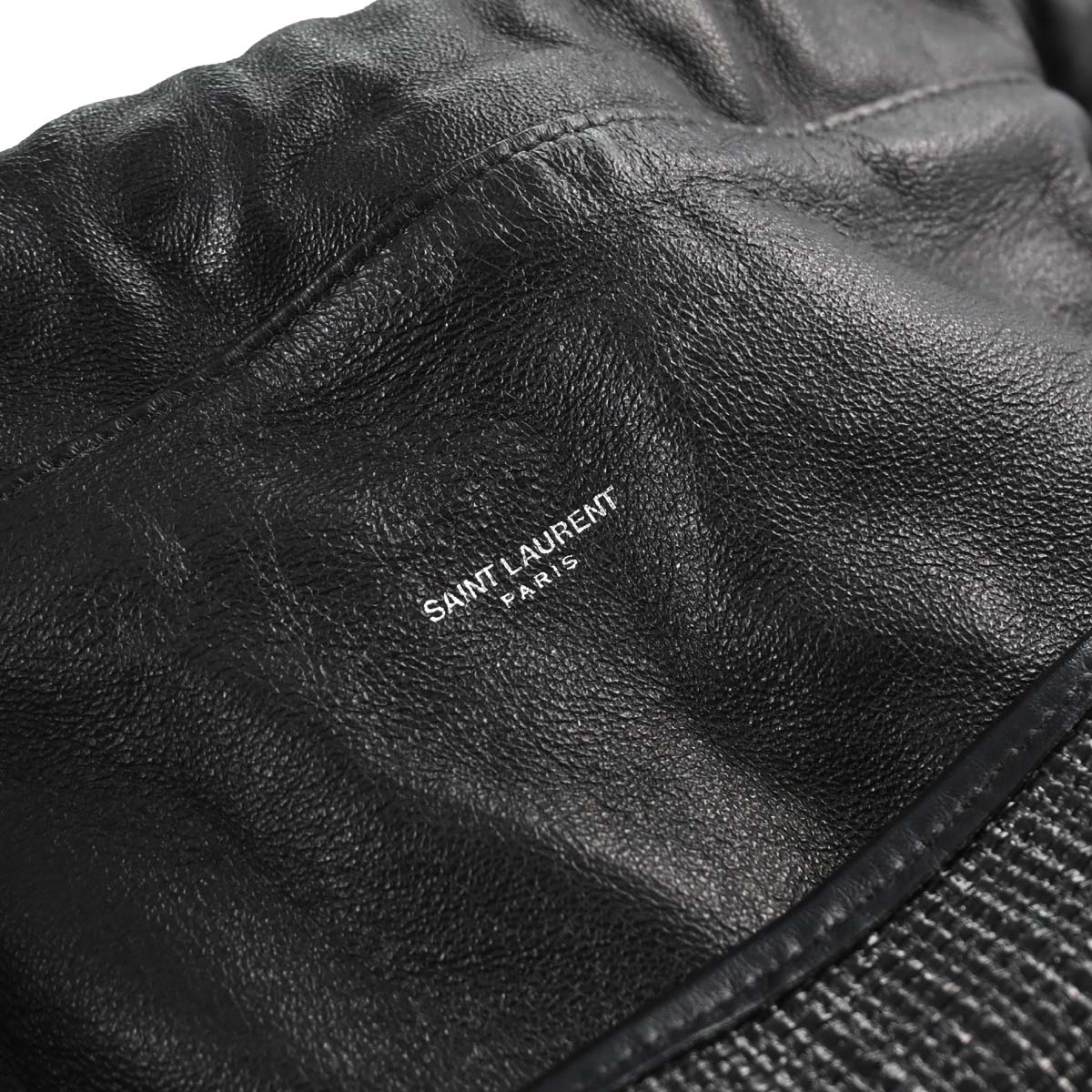 Saint Laurent 2018 Raffia Teddy Bag