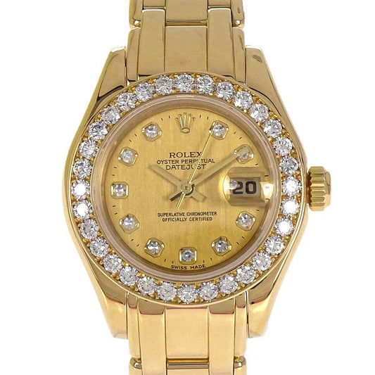 Rolex Datejust Pearlmaster 29mm Ref.69298G Watch 18KYG Diamond