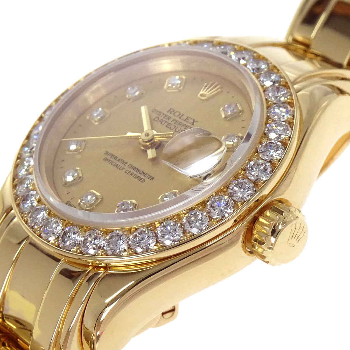 Rolex Datejust Pearlmaster 29mm Ref.69298G Watch 18KYG Diamond