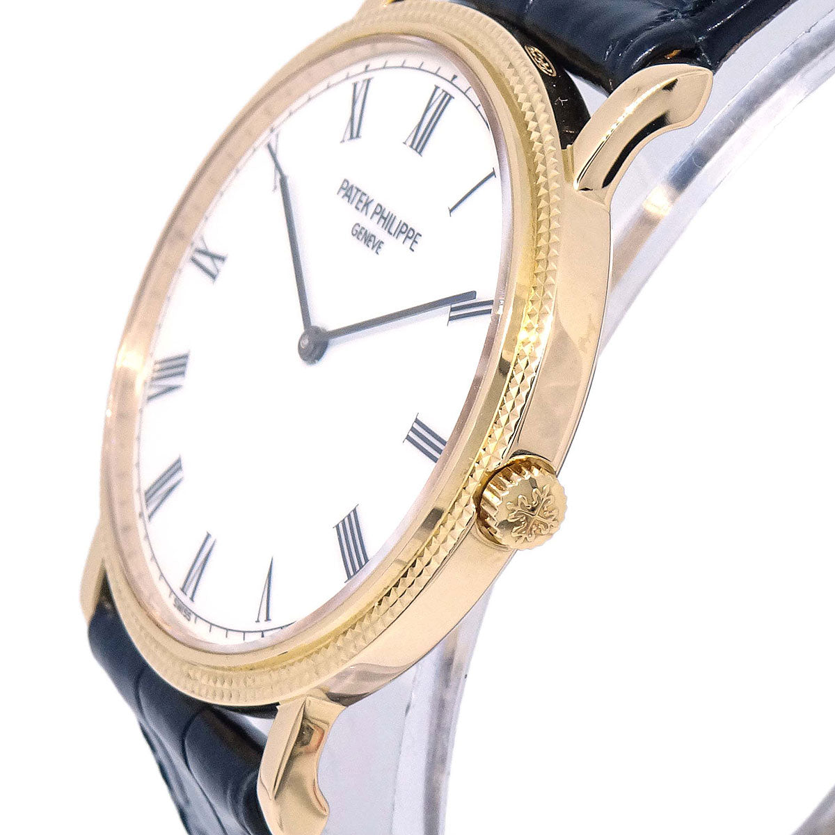 Patek Philippe * Calatrava Ref.3520/D Manual-winding Watch 18KYG Crocodile