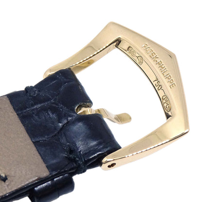 Patek Philippe * Calatrava Ref.3520/D Manual-winding Watch 18KYG Crocodile