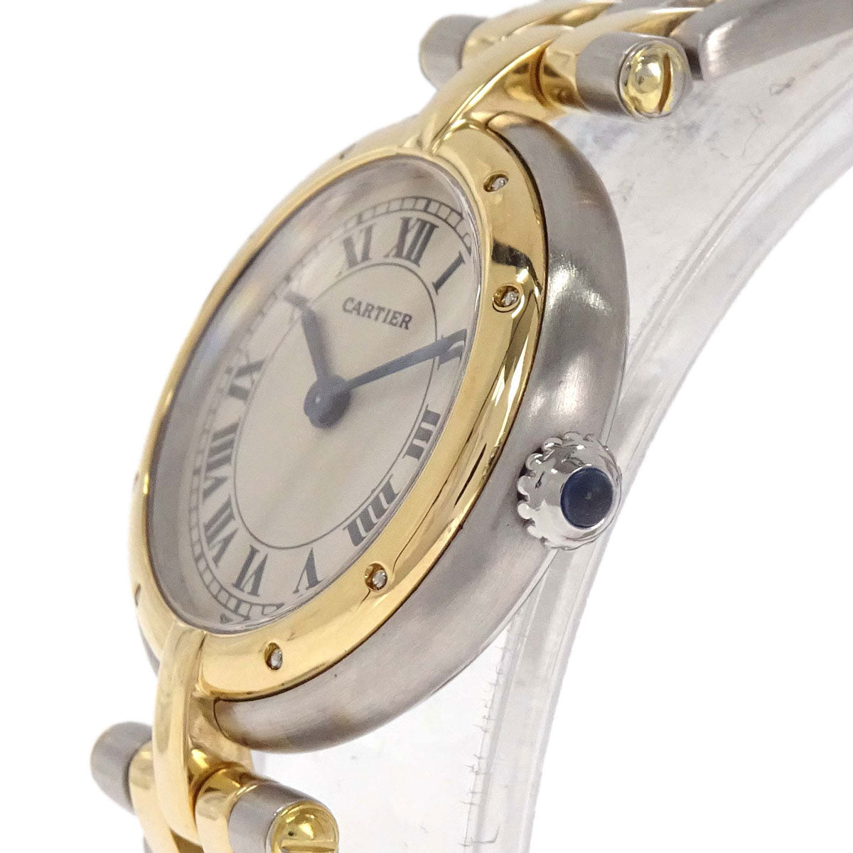 Cartier Panthere Vendome SM 2-Row 22mm Ref.1057920 Quartz Watch 18KYG SS