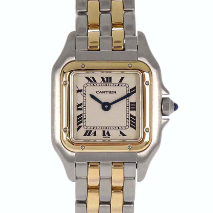 Cartier Panthere SM 2-Row 22mm Ref.166921 Quartz Watch 18KYG SS
