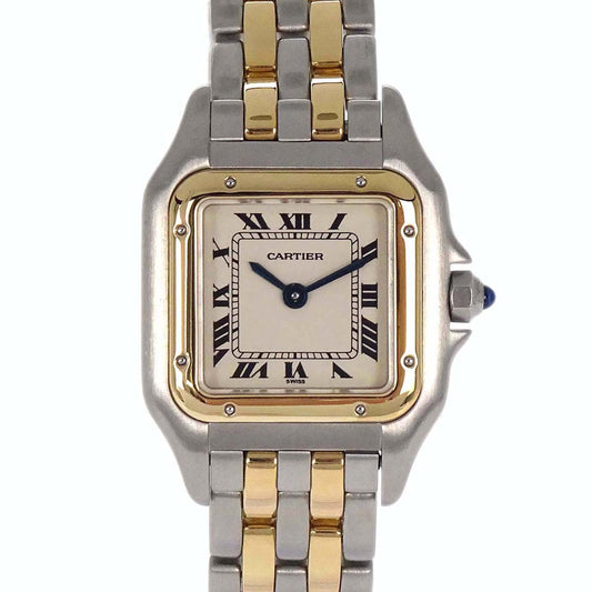 Cartier Panthere SM 2-Row 22mm Ref.166921 Quartz Watch 18KYG SS