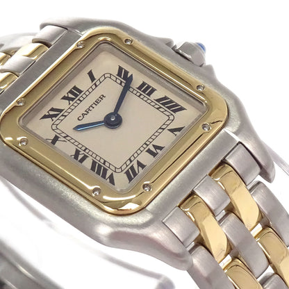 Cartier Panthere SM 2-Row 22mm Ref.166921 Quartz Watch 18KYG SS