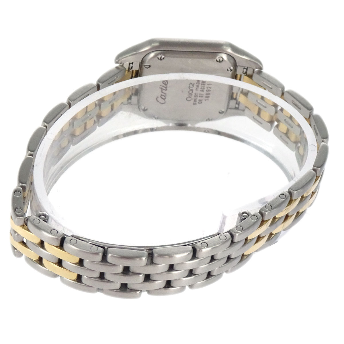 Cartier Panthere SM 2-Row 22mm Ref.166921 Quartz Watch 18KYG SS
