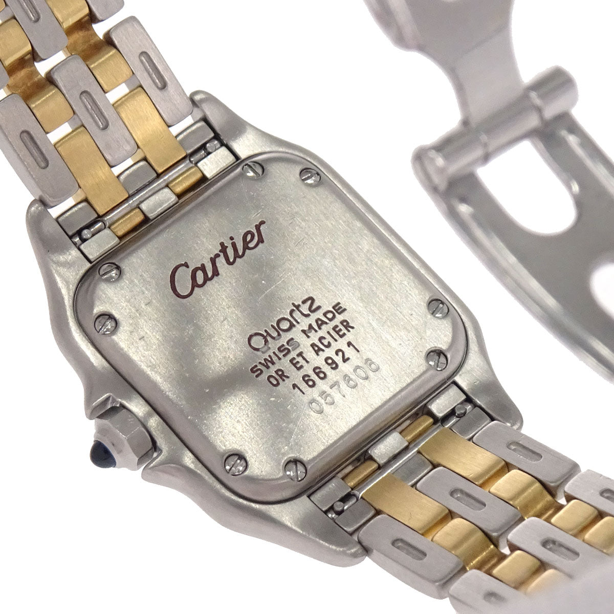 Cartier Panthere SM 2-Row 22mm Ref.166921 Quartz Watch 18KYG SS