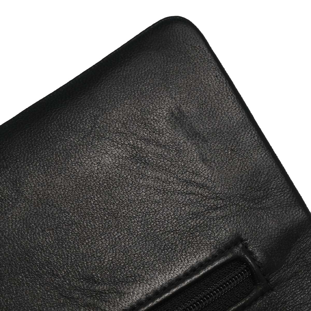 Chanel 1991-1994 Black Lambskin Medium Classic Double Flap Shoulder Bag