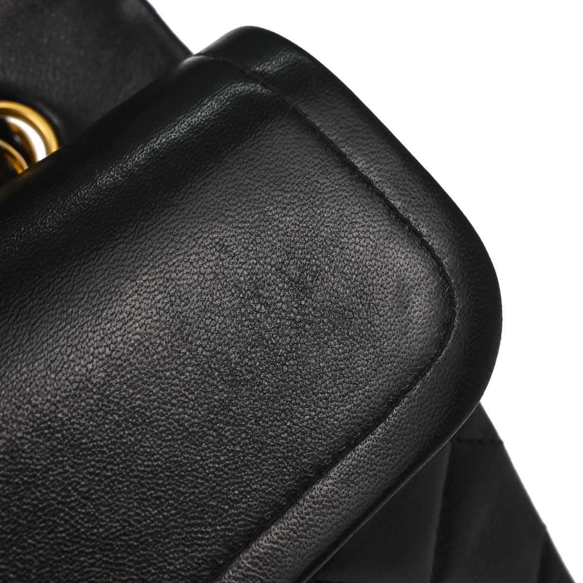 Chanel 1991-1994 Black Lambskin Medium Classic Double Flap Shoulder Bag