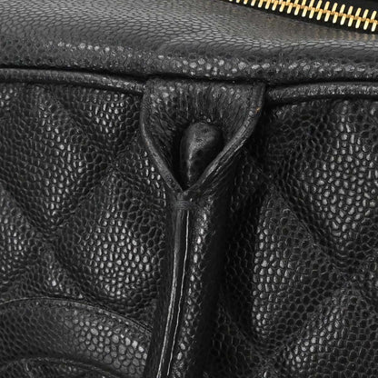 Chanel 2003-2004 Black Caviar Skin Bowling Bag 37