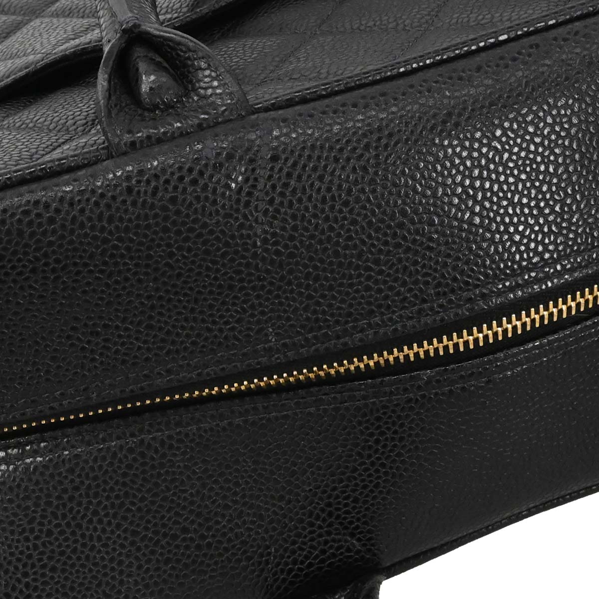 Chanel 2003-2004 Black Caviar Skin Bowling Bag 37