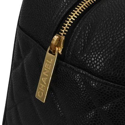 Chanel 2003-2004 Black Caviar Skin Bowling Bag 37