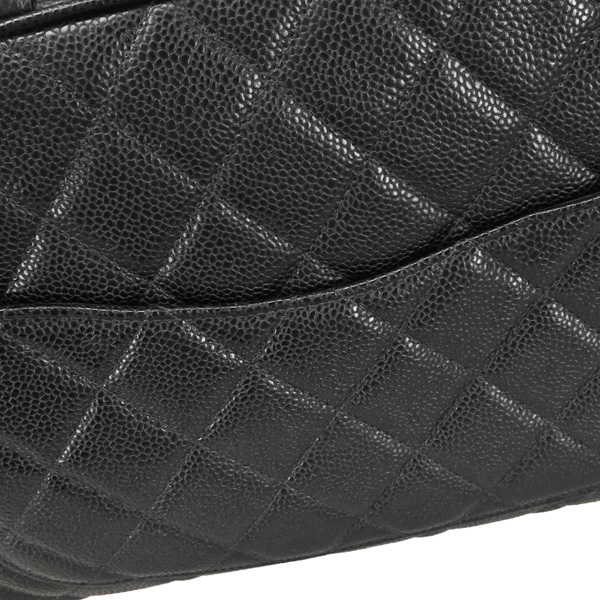 Chanel 2003-2004 Black Caviar Skin Bowling Bag 37