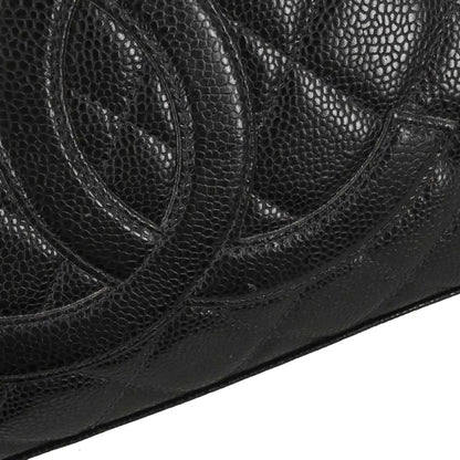 Chanel 2003-2004 Black Caviar Skin Bowling Bag 37