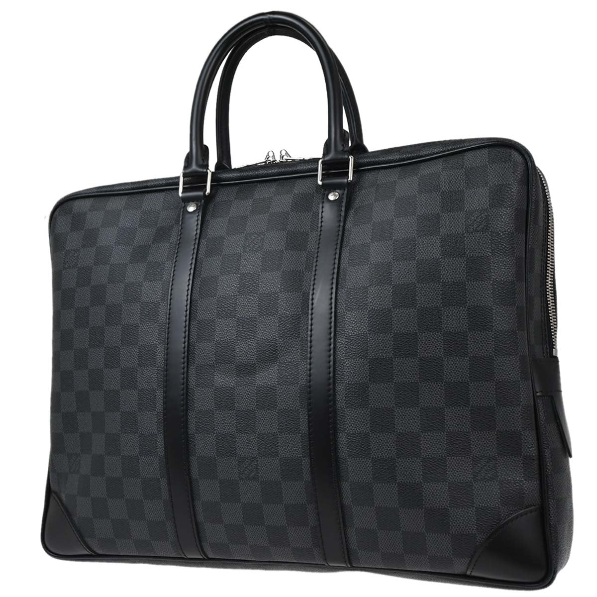 Louis Vuitton 2009 Damier Porte Documents Voyage Handbag N41125
