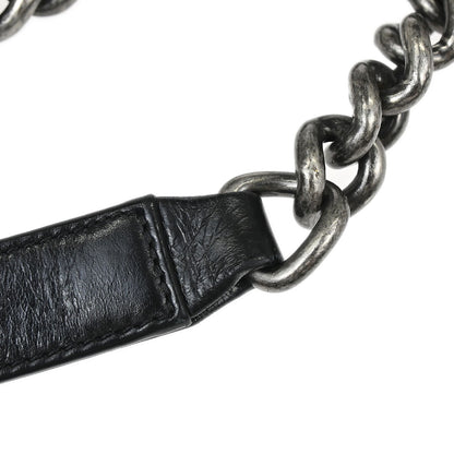 Boy Chanel 2016-2017 Black Calfskin Medium Chain Shoulder Bag