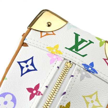Louis Vuitton White Monogram Multicolor Trouville Handbag M92663