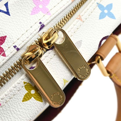 Louis Vuitton White Monogram Multicolor Trouville Handbag M92663
